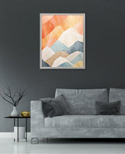 Pastel Mountain Layers