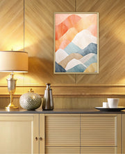 Pastel Mountain Layers
