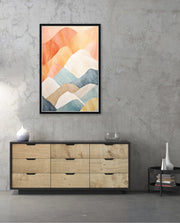 Pastel Mountain Layers
