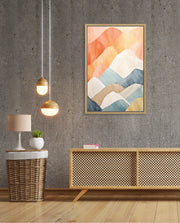 Pastel Mountain Layers