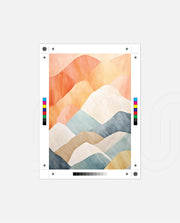 Pastel Mountain Layers