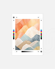 Pastel Mountain Layers