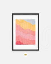 Textured Wave Stripes