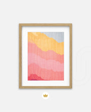 Textured Wave Stripes