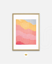 Textured Wave Stripes