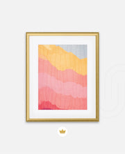 Textured Wave Stripes