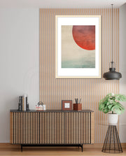 Abstract Red Sun