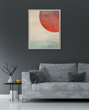 Abstract Red Sun
