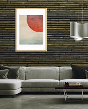 Abstract Red Sun
