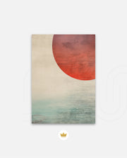 Abstract Red Sun