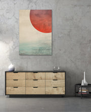 Abstract Red Sun