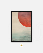 Abstract Red Sun
