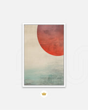 Abstract Red Sun