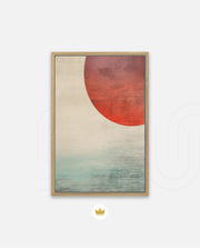 Abstract Red Sun