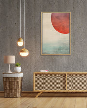 Abstract Red Sun
