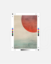 Abstract Red Sun