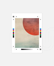 Abstract Red Sun
