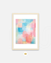 Pastel Watercolor Grid