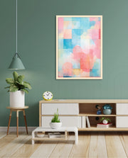 Pastel Watercolor Grid