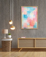 Pastel Watercolor Grid