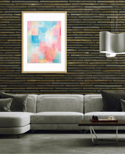 Pastel Watercolor Grid