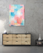 Pastel Watercolor Grid