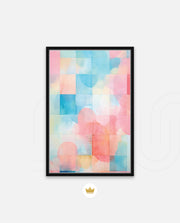 Pastel Watercolor Grid