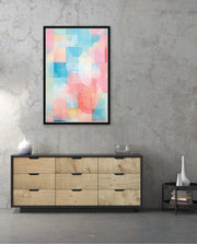 Pastel Watercolor Grid