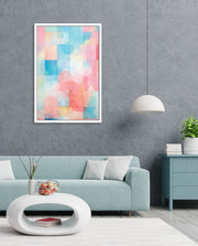 Pastel Watercolor Grid