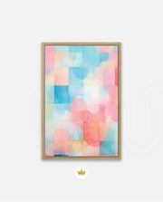 Pastel Watercolor Grid