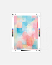 Pastel Watercolor Grid