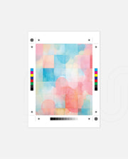 Pastel Watercolor Grid