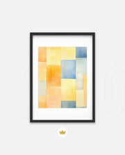 Warm Cool Watercolor Blocks