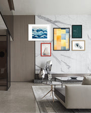 Warm Cool Watercolor Blocks