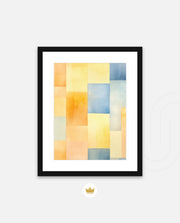 Warm Cool Watercolor Blocks