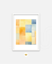 Warm Cool Watercolor Blocks