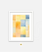 Warm Cool Watercolor Blocks
