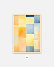 Warm Cool Watercolor Blocks