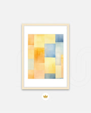 Warm Cool Watercolor Blocks