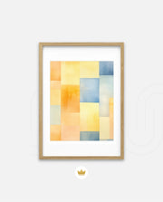Warm Cool Watercolor Blocks