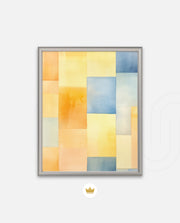 Warm Cool Watercolor Blocks