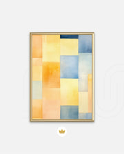 Warm Cool Watercolor Blocks