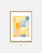 Warm Cool Watercolor Blocks