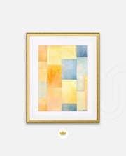 Warm Cool Watercolor Blocks