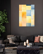 Warm Cool Watercolor Blocks