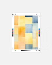 Warm Cool Watercolor Blocks