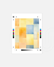 Warm Cool Watercolor Blocks