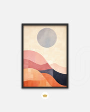 Abstract Sun Wave Blocks