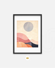 Abstract Sun Wave Blocks