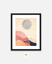 Abstract Sun Wave Blocks